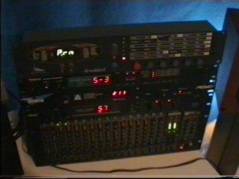 Studio setup in 1999